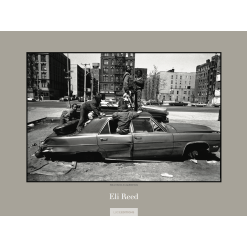 Eli Reed Poster "Kids on the Car, A Long Walk Home", Signed Edition of 50